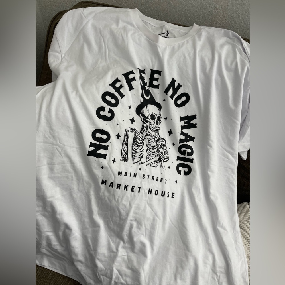 Disneyland Inspired Coffee Tee - minimal subtle Disney